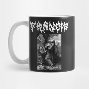 Saint Francis of Assisi Gothic Death Metal Mug